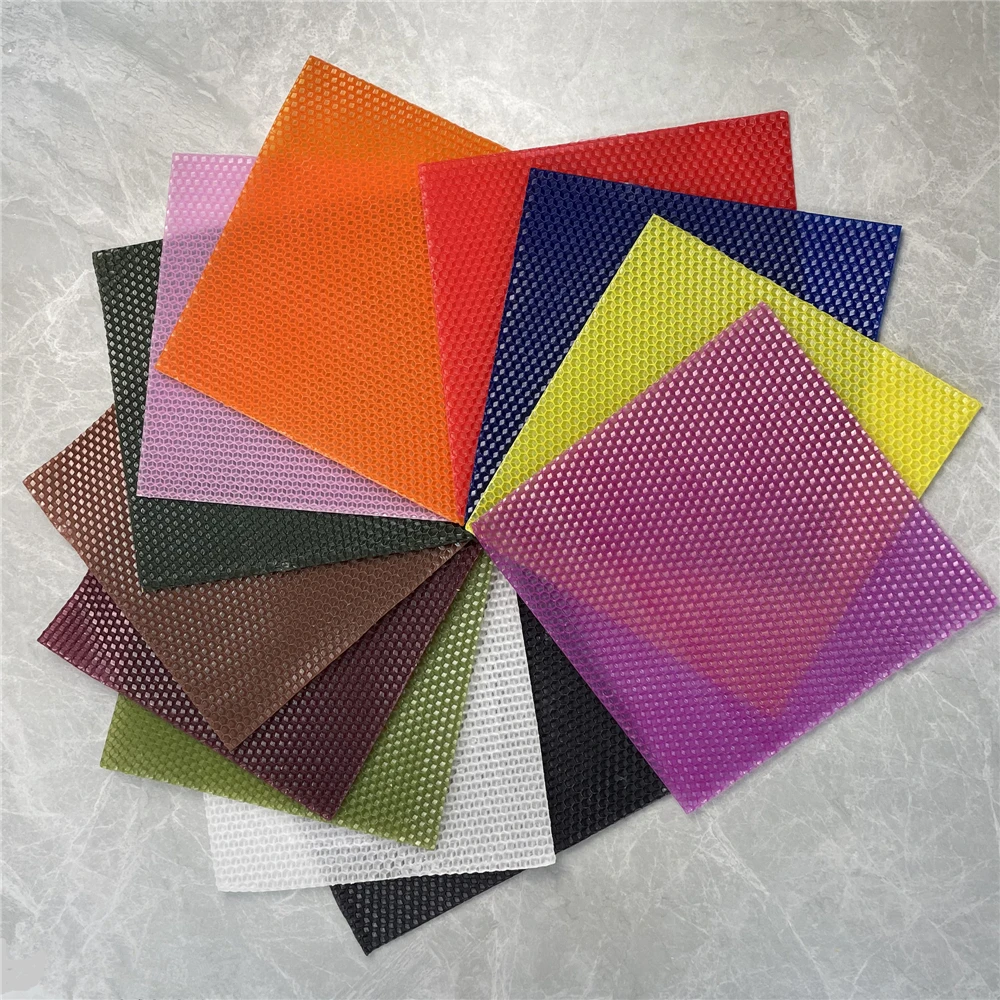 

Pure Natural 12pcs Natural Candle Material Handmade DIY Honey Candle for Children Craft Wax,Honeycomb Color Beeswax