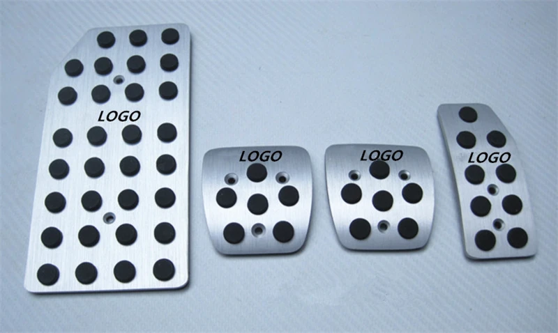 Автомобильные аксессуары алюминиевые автомобильные педали для Honda City педаль