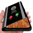 Умный флип-чехол с зеркальным покрытием для Xiaomi Redmi 7A, прозрачная задняя крышка с зеркальным покрытием, кожаный чехол-подставка Redmi7A red mi 7a 360
