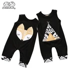 Комбинезон Лисичка для малышей Детские комбинезоны для новорожденных мальчиков младенцев мальчиков девочек Милая лиса Детский комбинезон