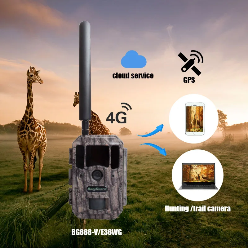 Bolyguard охотничьи ловушки для фотоаппаратов 4G gps 36PM 1080P охотничья Ловушка с ночным видением дикая Trail камера для диких животных chasse