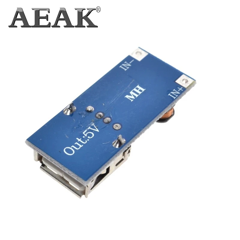 Блок питания AEAK 10 шт. 0 9 В ~ 5 до 600мА USB выход зарядное устройство Повышающий Модуль