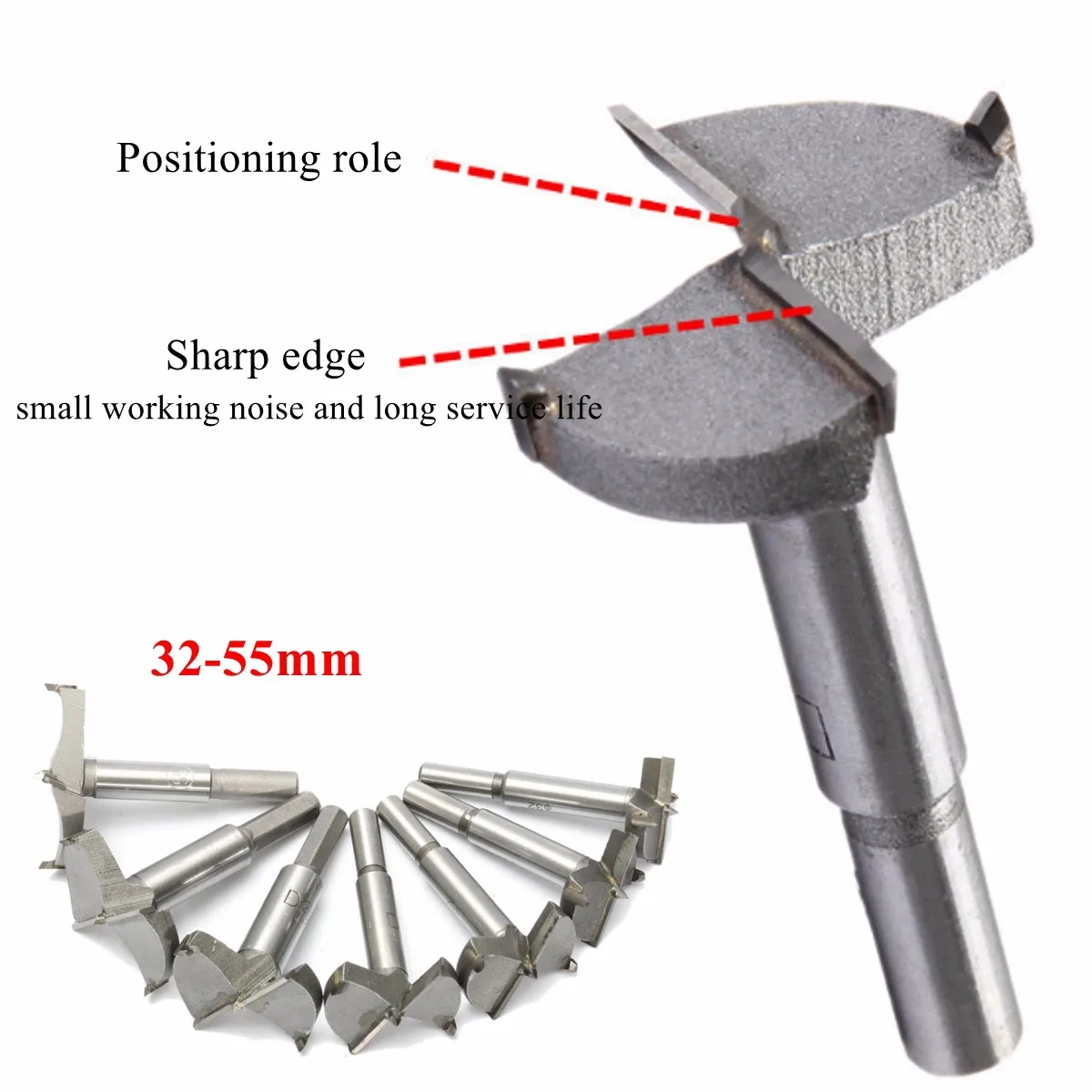 Набор сверл по дереву комплект насадок для сверления отверстий 16 мм/18 мм/40 мм/50