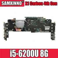 original laptop lenovo thinkpad x1 carbon 4th gen motherboard mainboard i5 6200u 8g