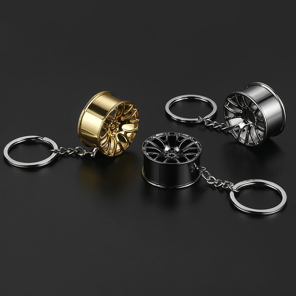Fashion Wheel Rim Hub Tuning Keychain Keyring Pendent Car Truck Accessories Key Chain Ring Toy Modle Gift | Автомобили и