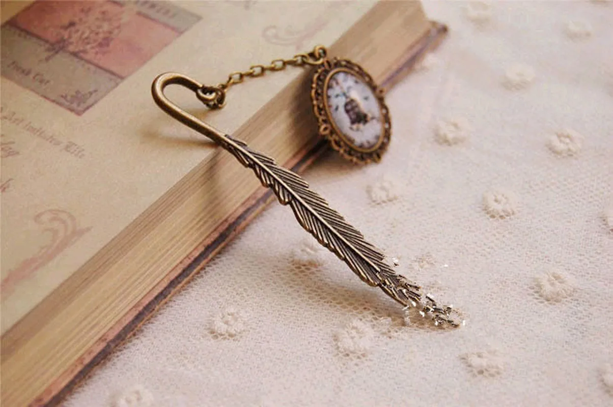Новейшие винтажные дизайнерские закладки из сплава для книг креативные ретро