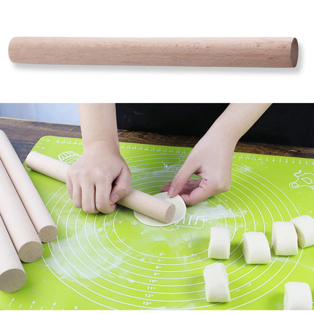 Кухонная деревянная Скалка ремесла выпечки помадка торт украшение тесто ролик