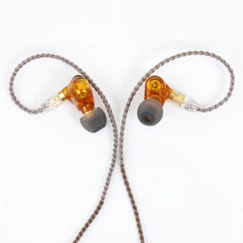 Наушники-вкладыши с двойным динамическим драйвером Paiaudio Hi-Fi аудио 6 мм IEM MMCX