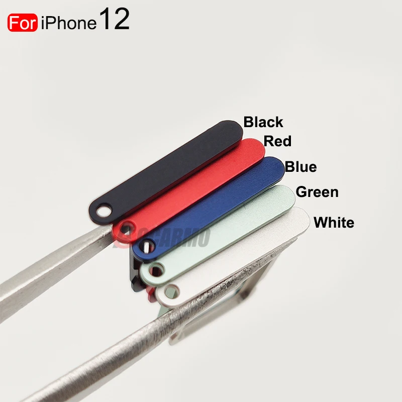Двойная и одна Sim-карта для iPhone 12 Держатель SIM-карты лоток Слот держатель адаптер