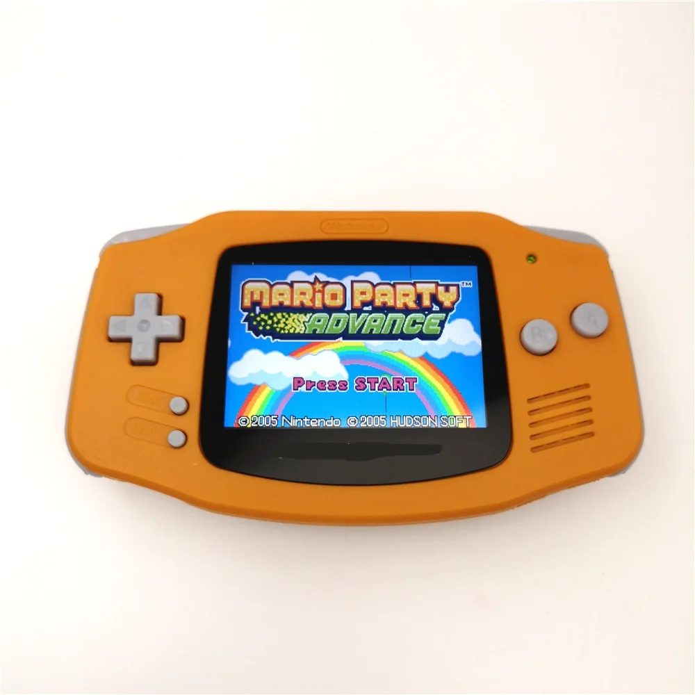 Профессионально Отремонтированная Игровая приставка GBA с подсветкой iPS lcd Mod Console