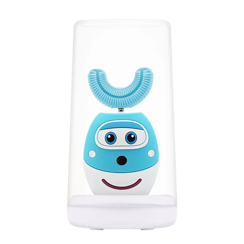 

Smart Electric Toothbrush Ultrasonic 360 Degree Kids U Silicone Toothbrush Whitening Teeth Brush Xaomi Cartoon Pattern Children