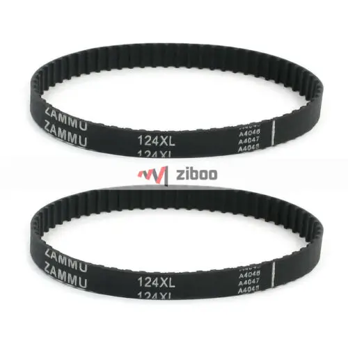 

2 Pcs 124XL 5.08 mm Pitch 62- Tooth Single Side Groove Rubber Cogged Timing Belt