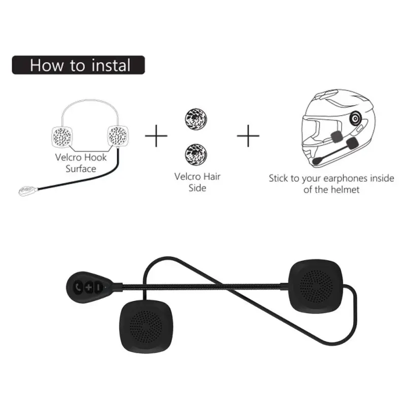 Износостойкие мотоцикл Bluetooth 5 0 гарнитура безопасный громкой связи шлем