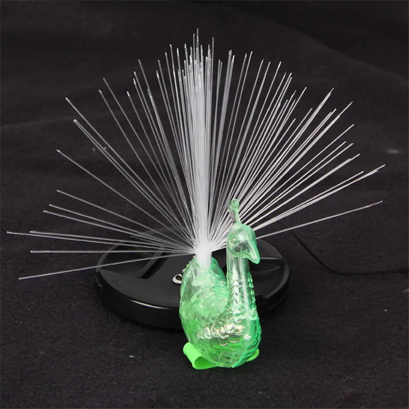 1 шт. вечерние украшения светильник с павлиньим пальцем цветной l образный кольцо