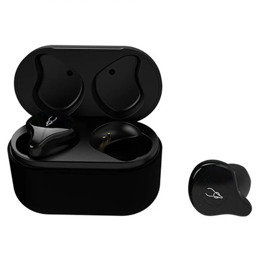 X12 Pro TWS Bluetooth наушники беспроводные наушники с беспроводной зарядный чехол 3D бас стерео звук водонепроницаемый с зарядным устройством - Цвет: Черный