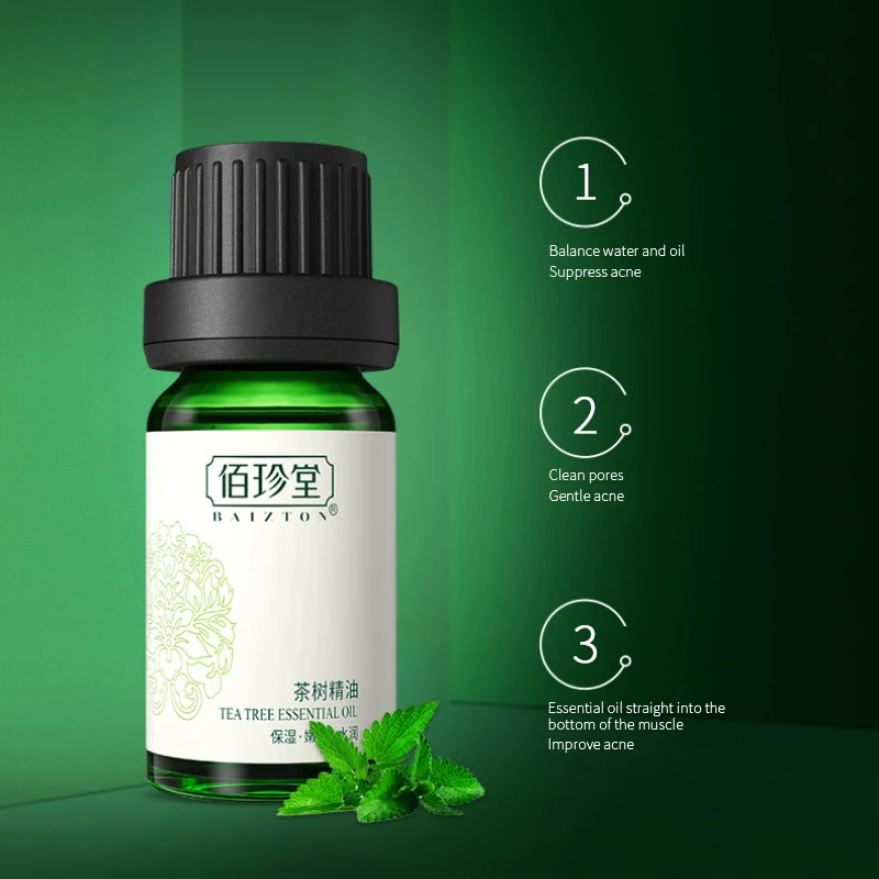 Pure Tea Tree Essential Oil 100% Tea Tree Essential Oil Anti-wrinkle Extract Acne Removal Scars Marks Treatment Face Care