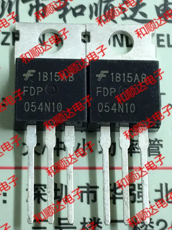 

10 шт./лот FDP054N10 новый оригинальный запас TO-220 100V 144A