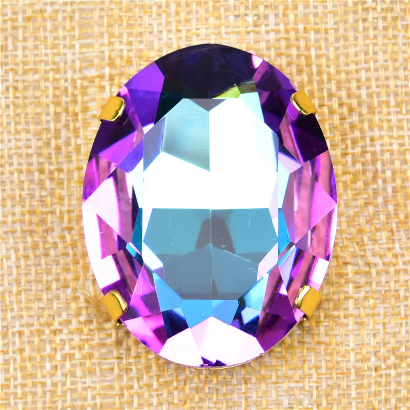 Супер большие высококачественные Стразы 38*50 мм овальные стеклянные бриллианты