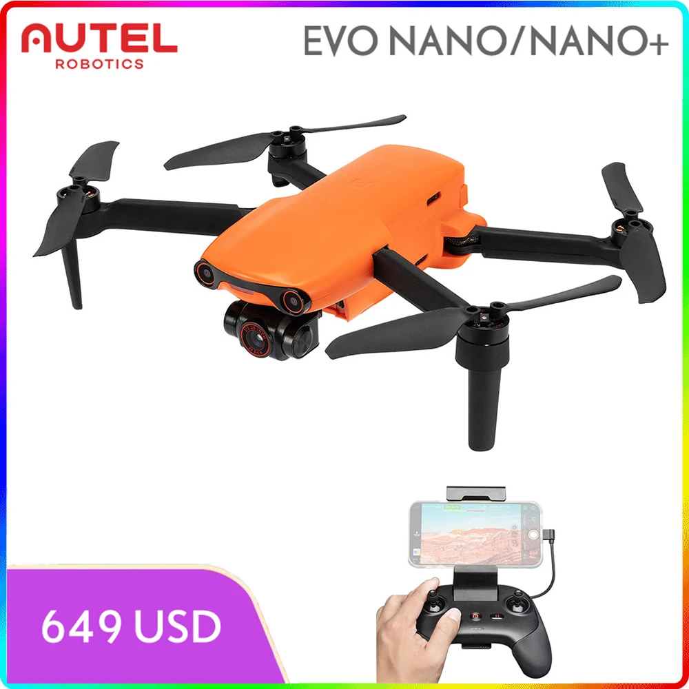Новейший Autel Robotic EVO Nano + камера Дрон мини Квадрокоптер 249g Профессиональный с