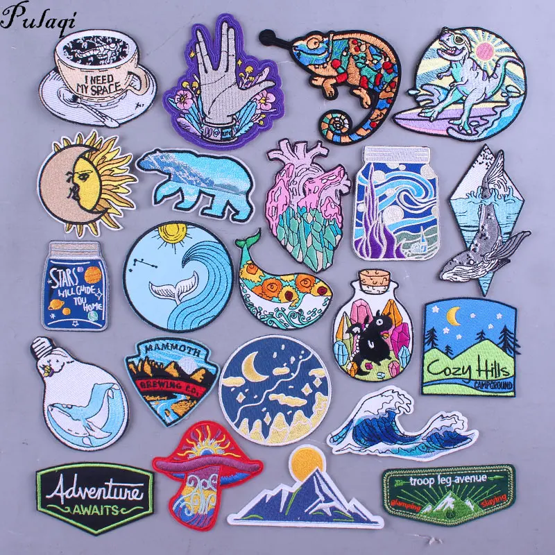 Нашивки на одежду Nature Adventure для путешествий и отдыха природе нашивки одежды с