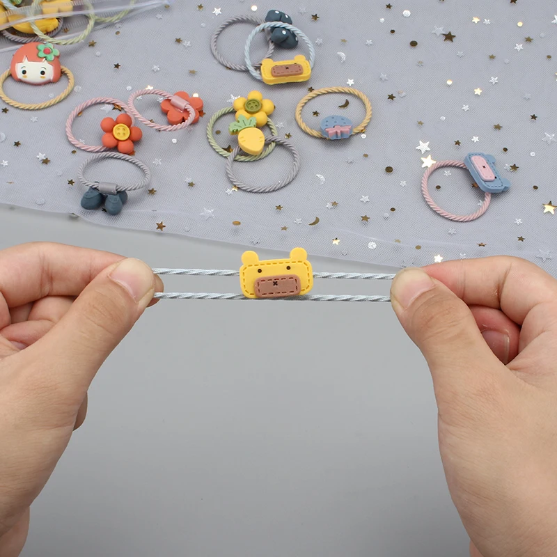 Резинки для волос Детские с цветами 10 шт./компл. | Аксессуары одежды