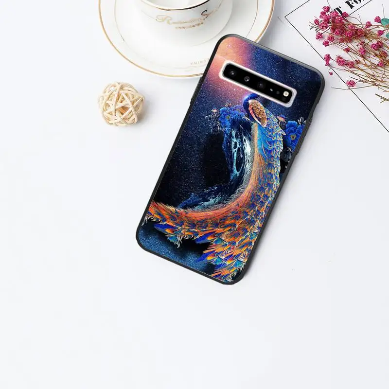 

Peacock Phone Case case coque samsung galaxy S7 S8 S9 S10e S20 PLUS Note 10 Pro PLUS LITE NOTE 20 UITRA