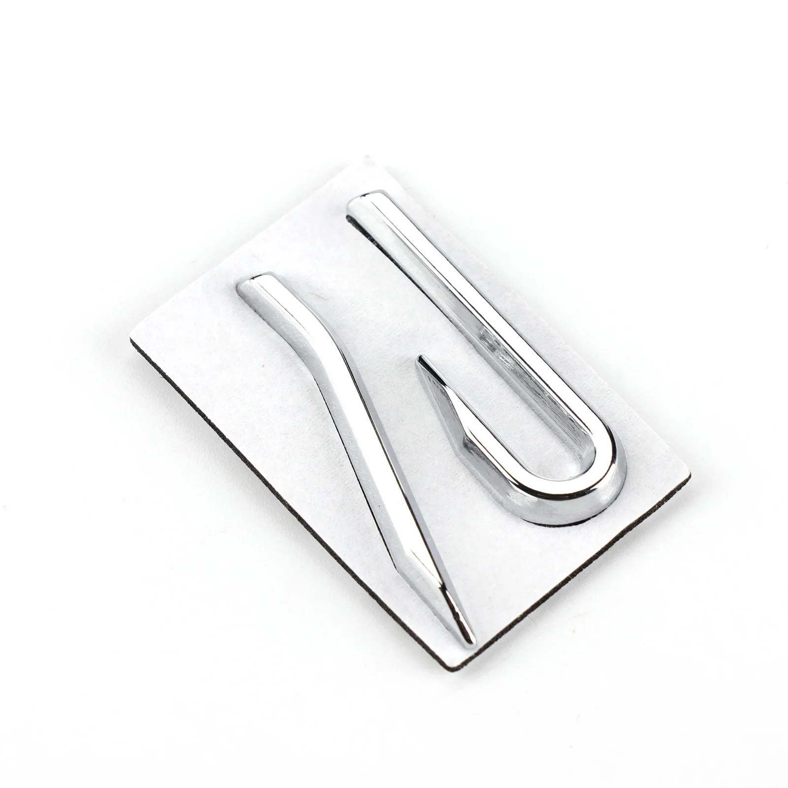 Серебряный Задняя Крышка багажника R 3D значок логотип наклейка автомобильная с