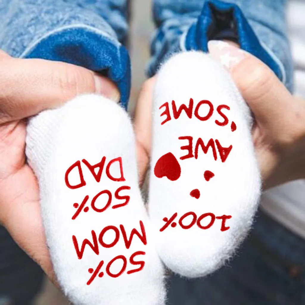 

Baby Socks Socks for girls 1 Pairs Toddler Baby Kids Girls Boys Cotton Cartoon Letter Socks Stockings