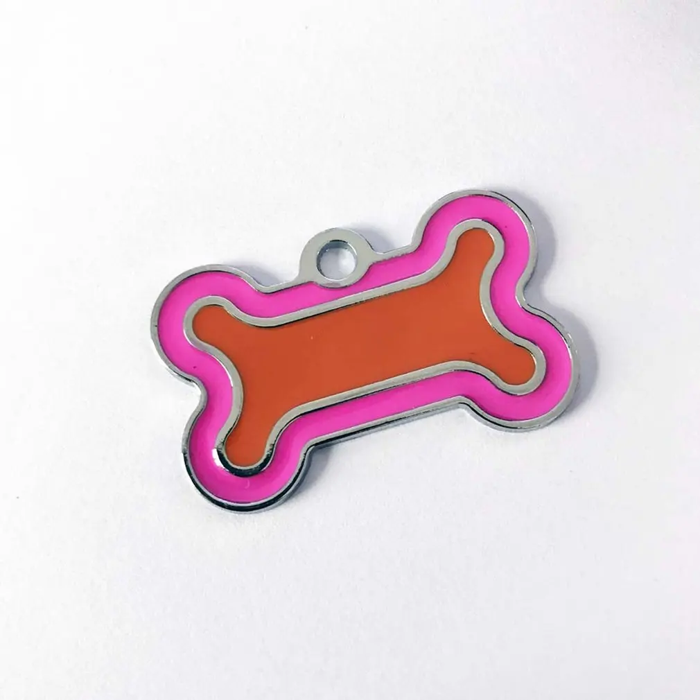 40 мм оцинкованный сплав в форме кости идентификация идентификационной бирки для