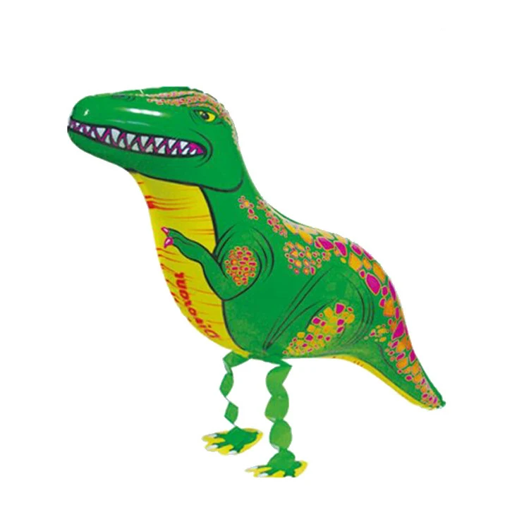 Green Tyr Rex Новое поступление, альпака, шар на день рождения, свадебное украшение, милый мультфильм, прогулки, животное, фольга, воздушный шар, динозавр, Белый Кот, балоны - Цвет: Green Tyr Rex