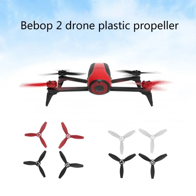

4Pcs Plastic Propellers Quick Release Prop Blade for Parrot Bebop 2 Drone/fpv2.0