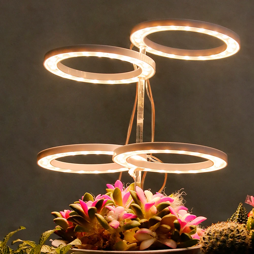 

Four-Heads LED Plants Grow Light USB Phyto Lamp For Plants Full Spectrum Lamp For Indoor Plant Seedling Home Plant Growing Light