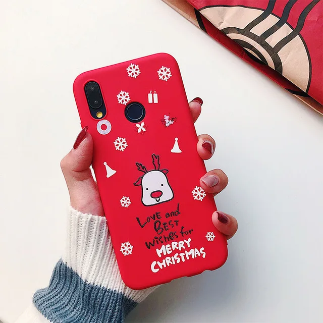 Snowflake Giraffe Рождество противоударный чехол для Xiaomi Redmi Note 8 7 Pro Чехол для Xiaomi 9T 9 SE 8 A3 A2 A1 Lite CC9E Redmi K20 5 6 7A задняя крышка - Цвет: Snowflake Giraffe
