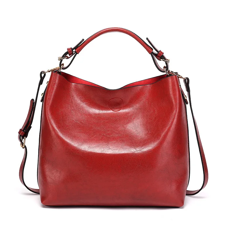 

Women's Bags New Crossbody Oil Leather Handbag Handbag Large Capacity Ladies Handbag Bags