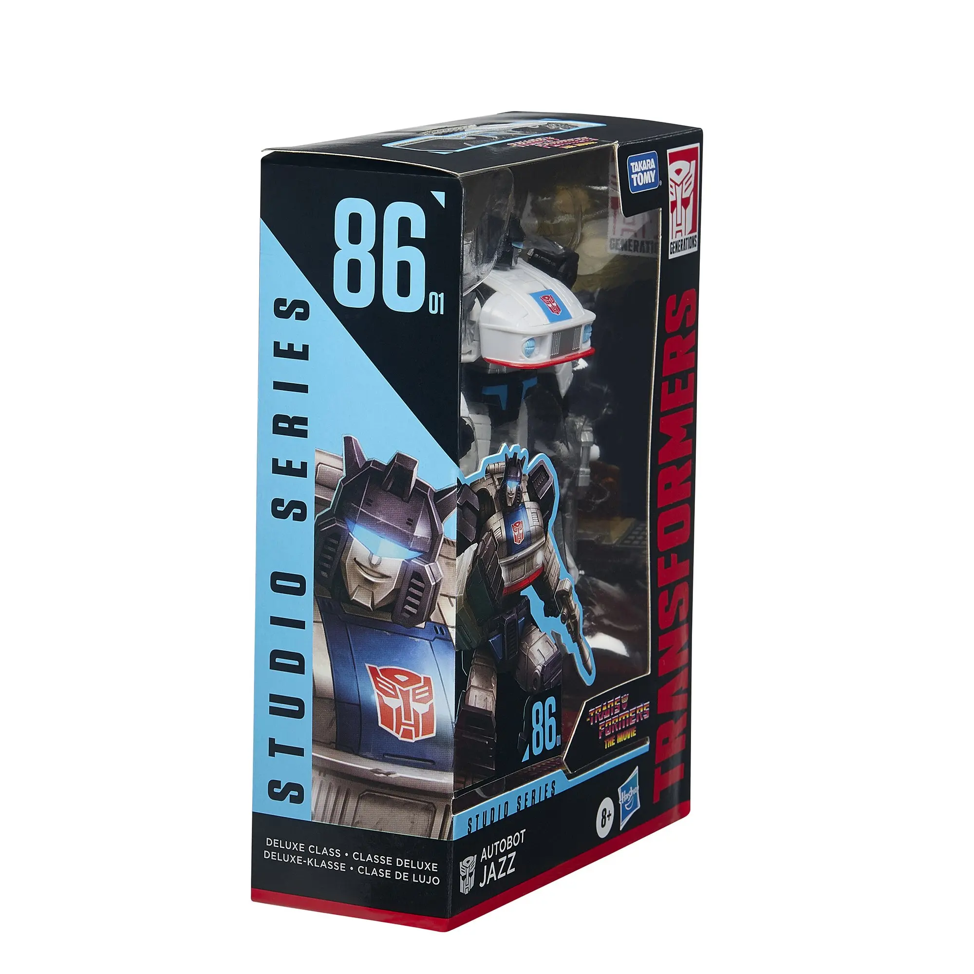 

Hasbro Transformers Studio Series SS86 Big Movie D Grade 01 Jazz Figure Doll Toy Model Children's Favorite Gift