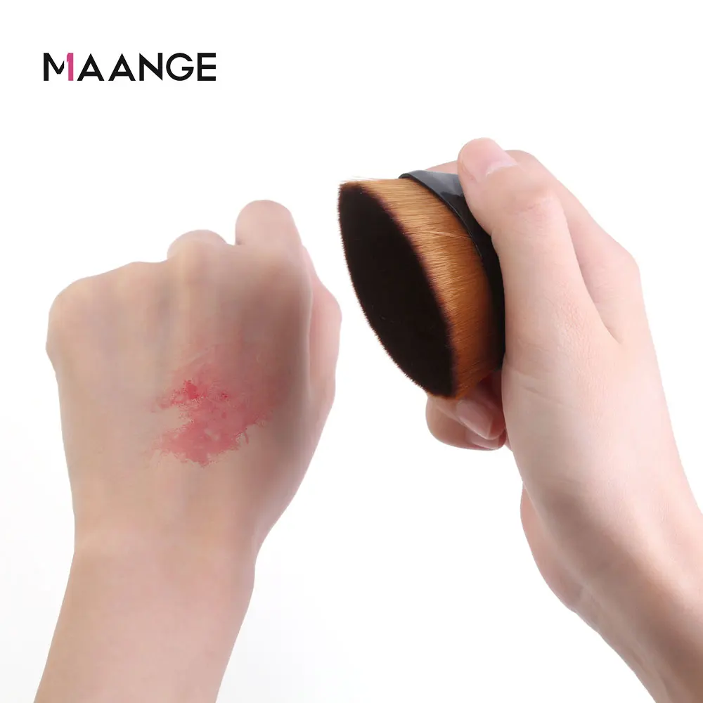 MAANGE 1 шт. кисть для основы Порошковая Косметика Кисть, косметические инструменты набор высокого качества портативная Кисть для макияжа