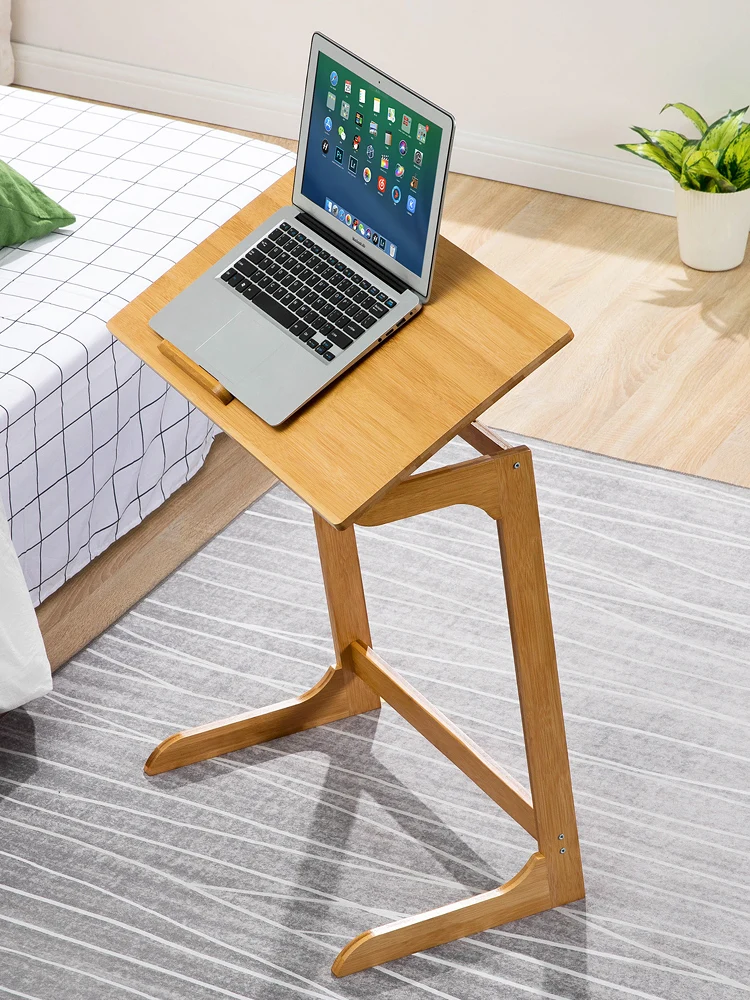 Складной боковой маленький стол регулируемый диван современный простой столик c