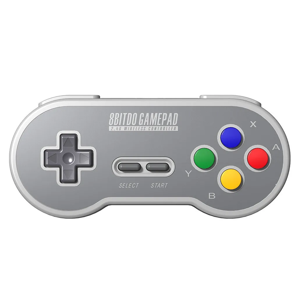 SN30 2,4G беспроводной геймпад с ретро беспроводным приемником для SNES для Windows Mac Os Android 2 цвета