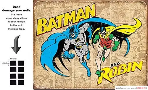 Комикс Джокер металлический жестяной знак супер герой Ретро винтажный Декор для