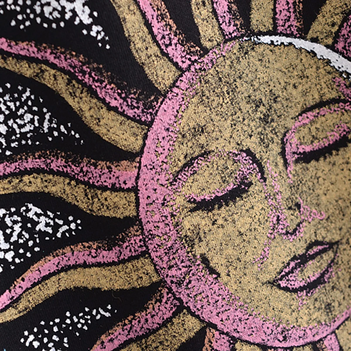 

Jastie 2021 Summer Women Fashion T-shirts Sun Moon and Stars Printed Tee O-Neck Short Sleeve T-Shirt Female Casual T-shirt Tops