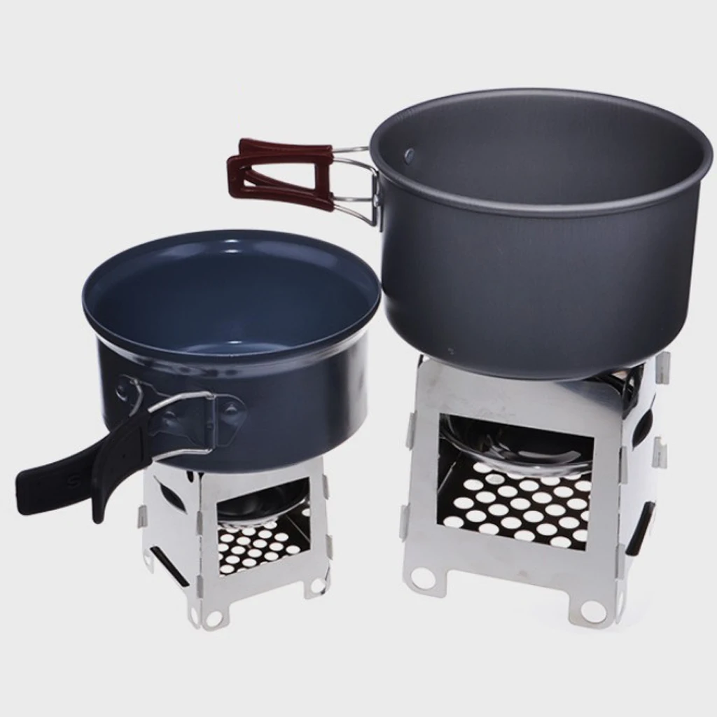 Портативная походная дровяная печь наружная альпинистская горелка сверхлегкая
