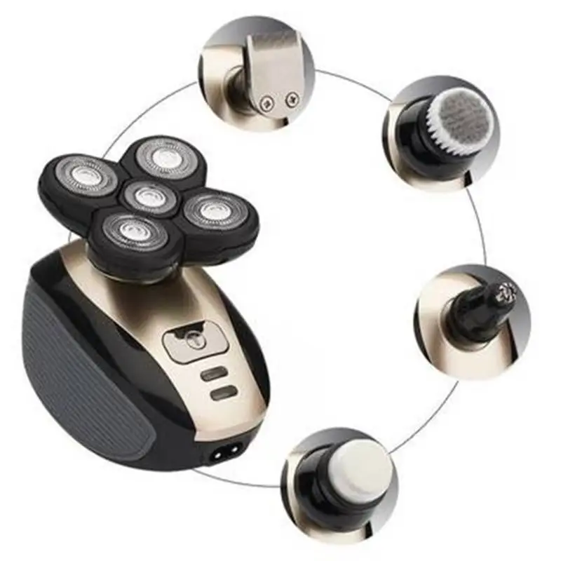 Новинка 5 головок перезаряжаемая электробритва пять плавающих бритва машинка