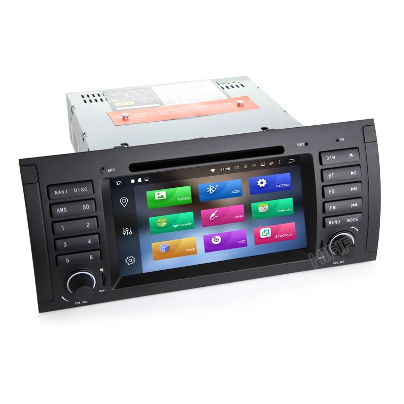 Автомобильный DVD-плеер IPS DSP Android 11 4G Carplay для BMW X5 E53 E39 GPS стерео аудио навигация