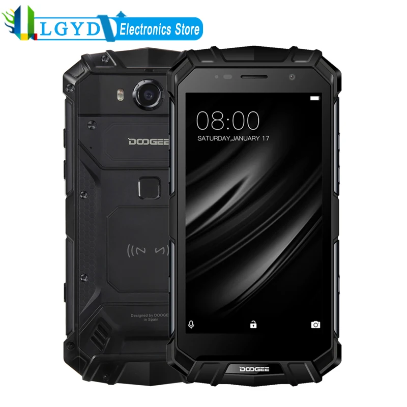 DOOGEE S60 Lite IP68 водонепроницаемый мобильный телефон RAM 4 Гб ROM 32 ГБ Android 7 0 MTK6750T Octa Core Dual