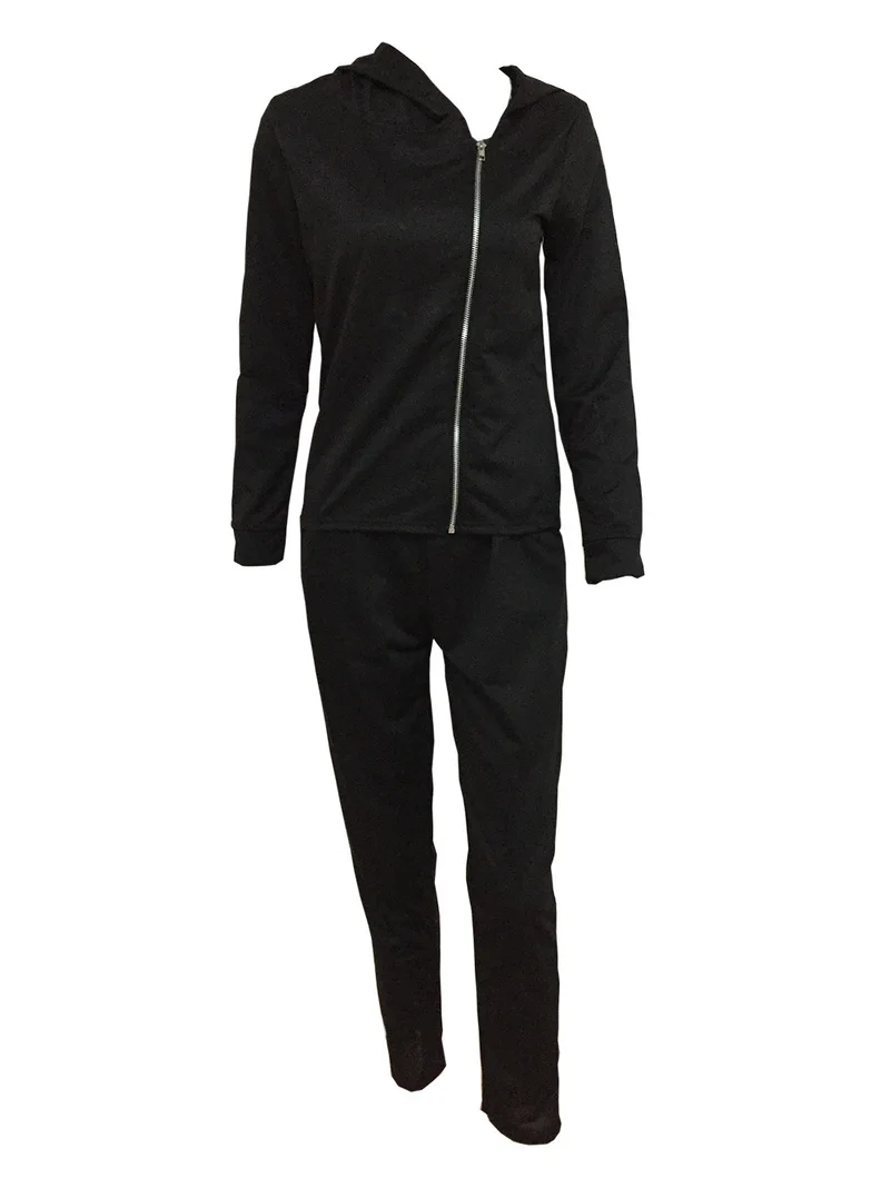 Новый Дизайнерский Костюм на молнии 2019 женский спортивный костюм из двух