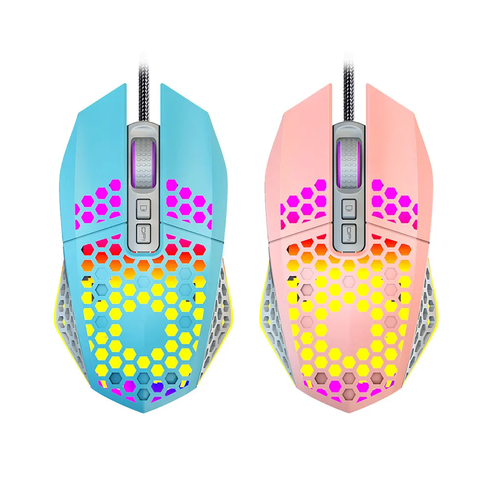G1 Проводная игровая мышь USB RGB подсветкой светильник полые вес 3200 Точек на дюйм