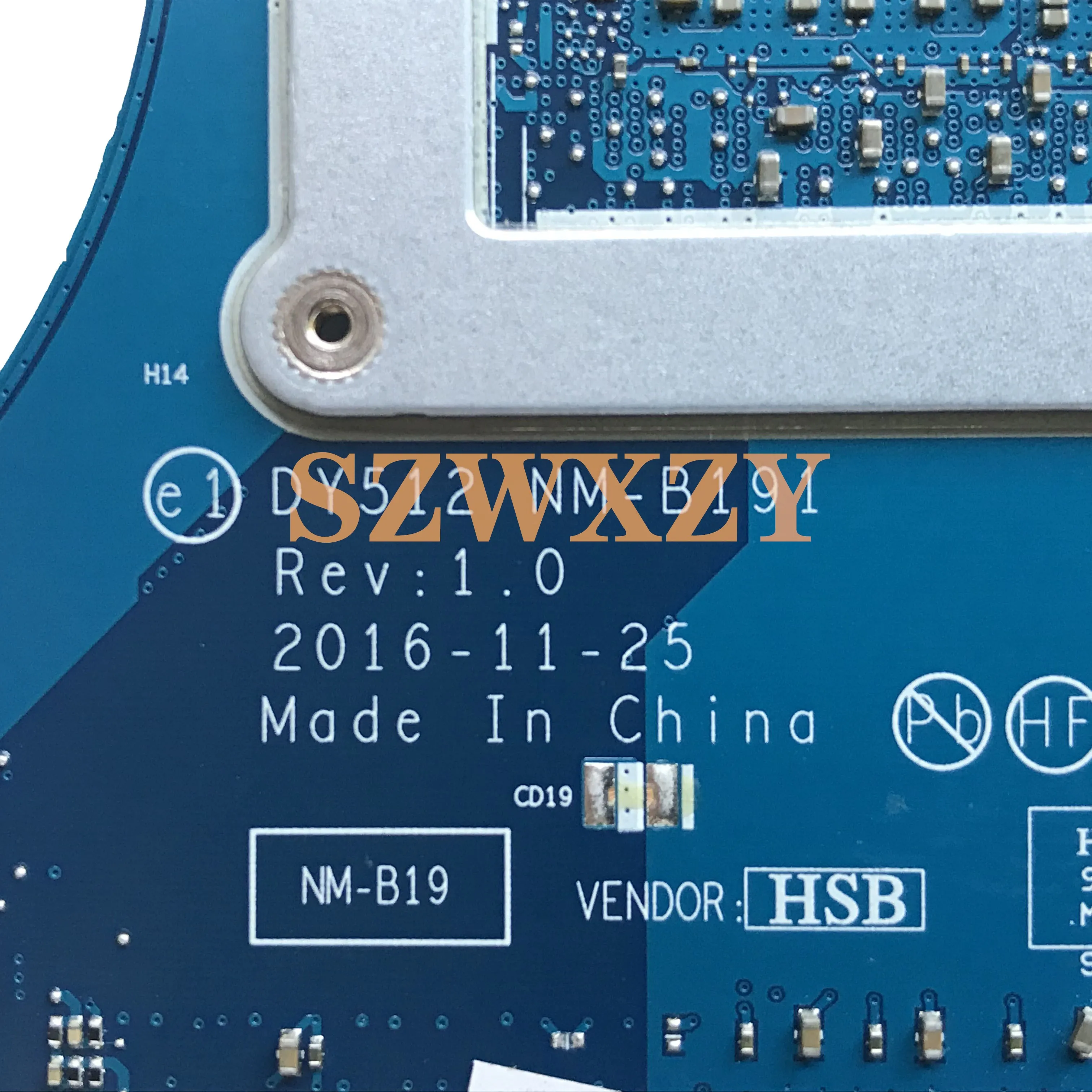 Материнская плата для ноутбука Lenovo Legion Y520 материнская с процессором SR32S 5B20N00291 DY512