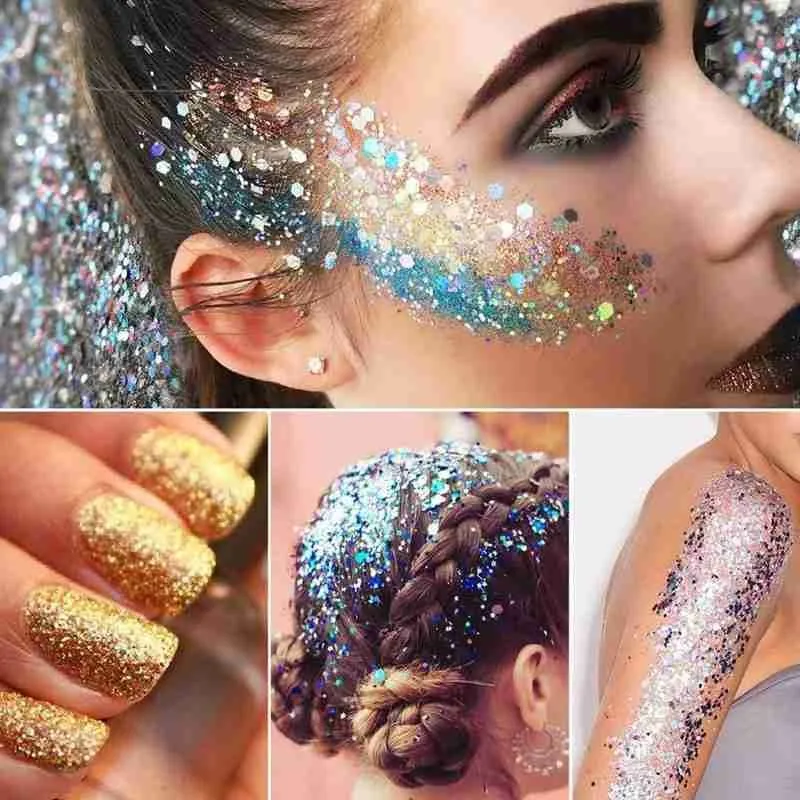 

New Glitter Stick Symphony Pearlescent Stage Party 16g Body Art Hair Festival Shiny Body Party 16g Cream Makeup Shining Pai N8K6