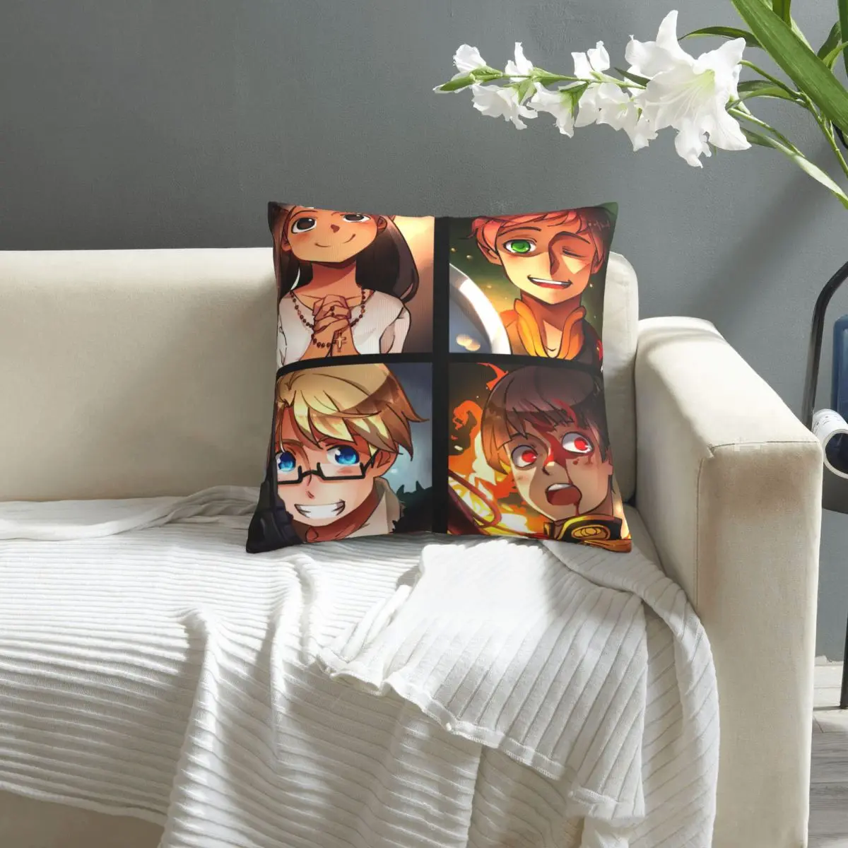 

Hetalia pillowcase printed cushion cover sofa waist pillow pillow cover