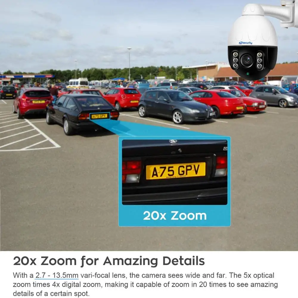 Камера Наружного видеонаблюдения 5 Мп кратный оптический зум 1920P 1080P|Камеры